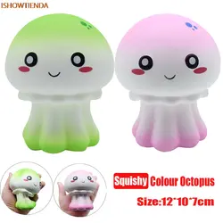 Новый Цвет Осьминог Ароматические Squishy замедлить рост Squeeze Игрушка коллекция вылечить подарок выжать