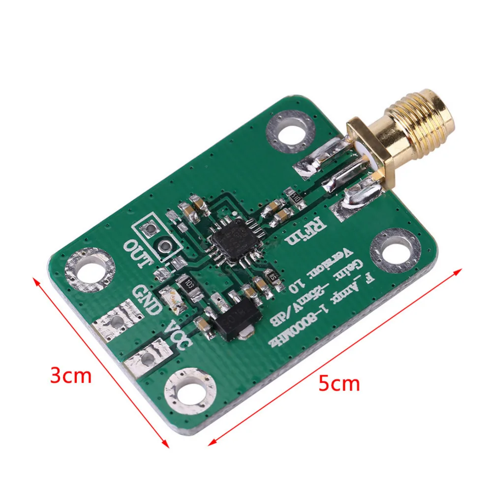 1-8000 МГц логарифмический детектор rf AD8318 70dB RSSI измерительный измеритель мощности частотомеры электрические инструменты RSSI тестер