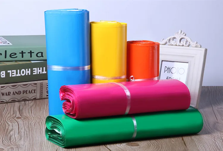 50 шт Горячие поли почтовые пакеты цветной Экспресс упаковочный конверт мешок Почтовые Пластиковые коробки для одежды сумки