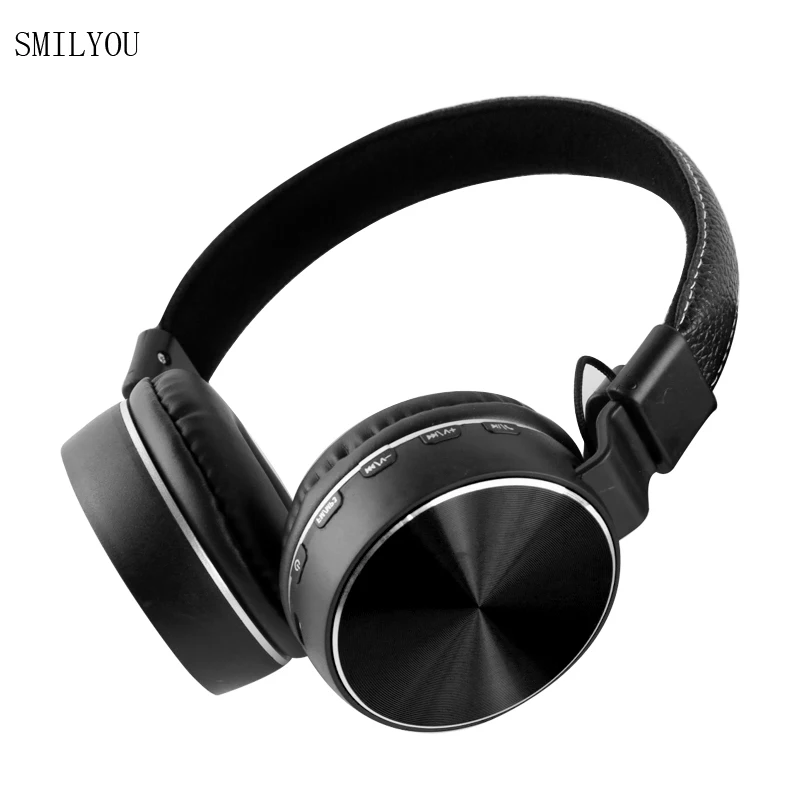 SMILYOU Новое поступление K1 беспроводные Bluetooth наушники металлическая + кожаная