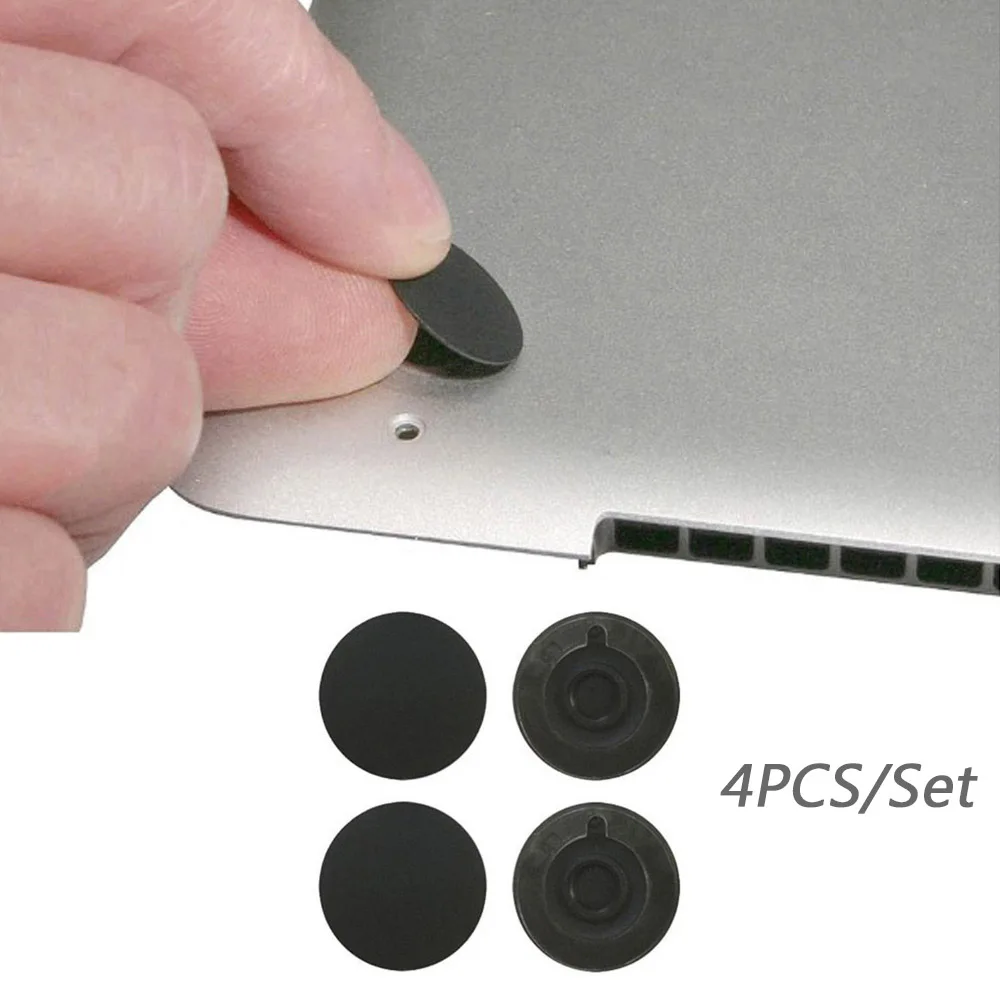 

Besegad 4pcs Non-Slip Bottom Rubber Cooling Mat Pad Feet Cooler Pads for Apple MacBook Pro Laptop A1278 A1286 A1297 13 15 17inch