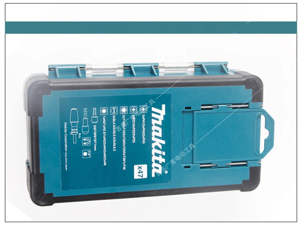 Япония Makita трещотка отвертка набор(включая 47 шт. аксессуары внутри) ручные инструменты отвертка Гаечный ключ Пакетная головка