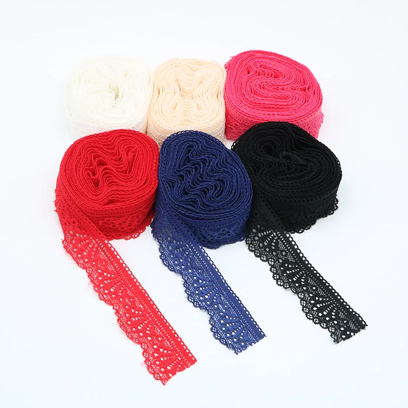 beautiful! 10 yards stretch elastic lace ribbon 30mm wide DIY