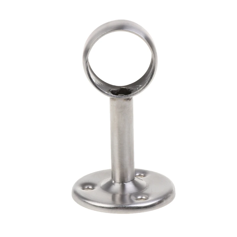 

Stainless Steel Wardrobe Pipe Lever Ceiling-Mount Wall Mounted Support Brackets