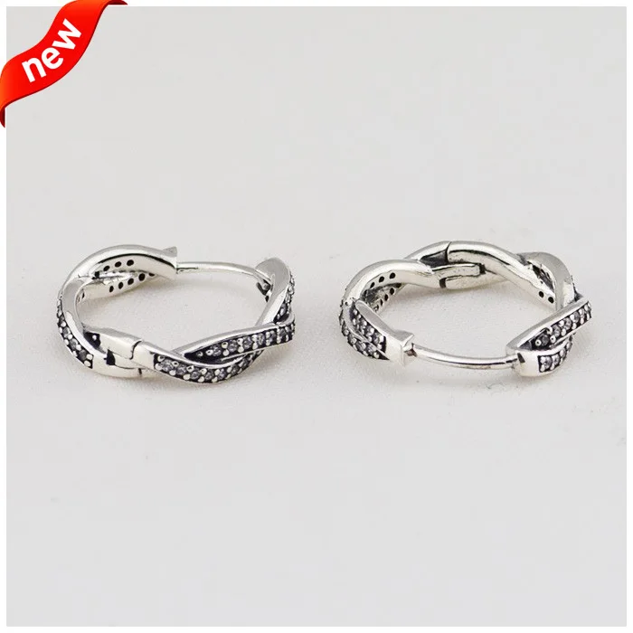 pendientes aros de plata pandora pendientes aros de plata pandora