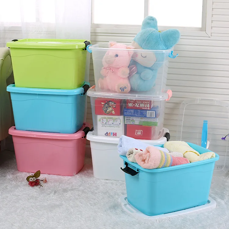 

1PC 7L 16L Plastic Storage Box Home Furnishing Trumpet Box Super Cute Storage Boxes make up Organizer JH 0783
