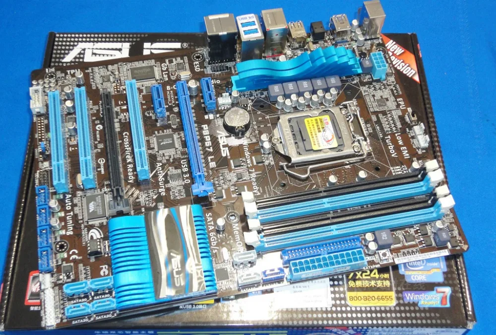 Оригинальная материнская плата ASUS P8P67 LE DDR3 LGA1155 32 Гб Intel P67 настольная материнская плата