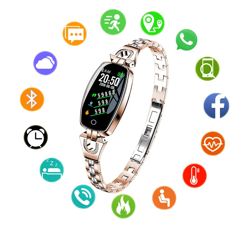 

Fashion Digital Watch Women IP67 Waterproof Square Quartz Watch Sport Ladies Stainless Steel Wrist Watches relogio feminino