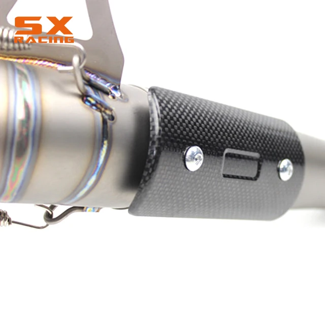 Motorcycle Carbon Fiber Exhaust Pipe Muffer Guard Protection Heat Shield Cover For KTM EXC XC SX HONDA SUZUKI YAMAHA KAWASAKI