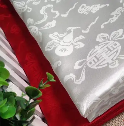 120 см* 100 см античная шелковая атласная парча ткань Тыква супермягкая модная одежда костюм платье ткань одежда парча ткань