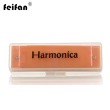Feifan de plástico 10 agujero armónica de los niños instrumentos musicales de juguete de instrumentos musicales(China)
