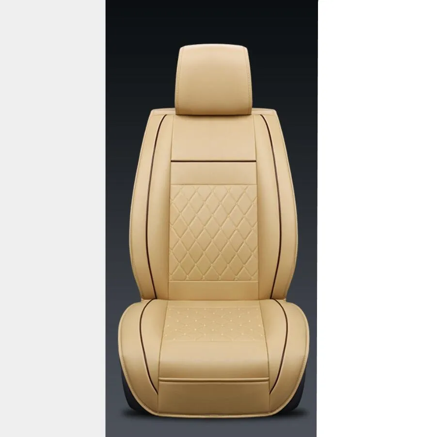 Кожаные автомобильные чехлы для vw аксессуары для Polo passat b6 b5.5 b7 b8 vw golf 5 golf 6 7 touran tiguan jetta Автомобильные аксессуары - Название цвета: 1pc Standard Edition