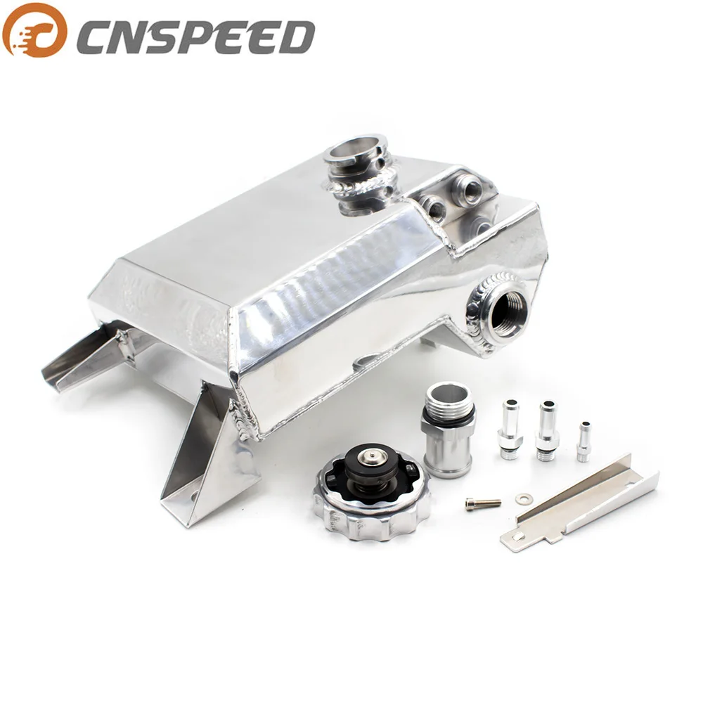 

CNSPEED Radiator Overflow Expansion Tank Sliver Alloy Aluminum For Ford BA & BF 6CYL V8 XR6 XR8 XR6 XR8 GT GTP FPV YC101046-SL