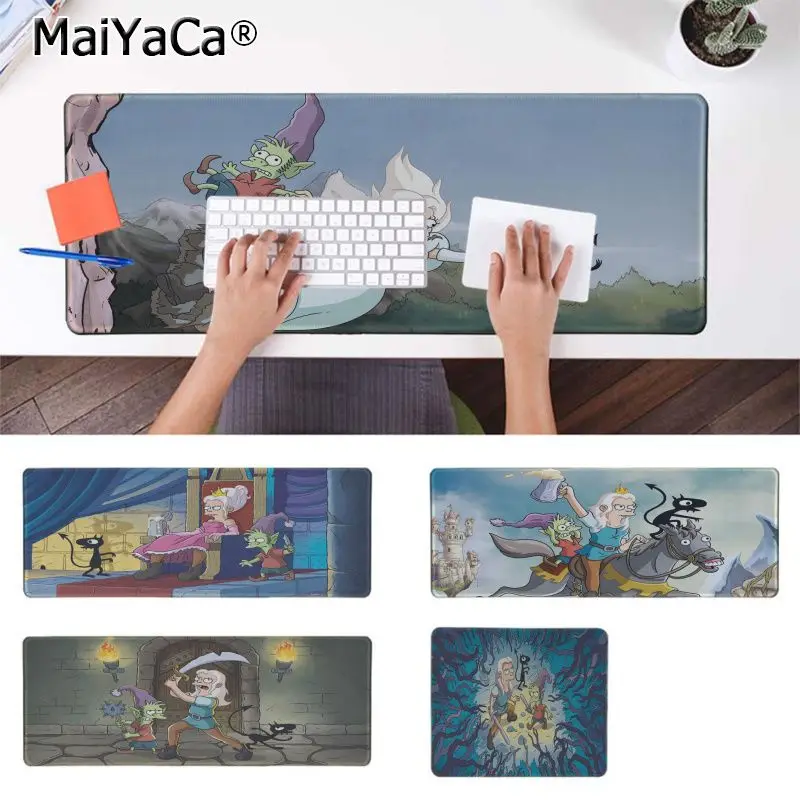 

Maiyaca Top Quality DISENCHANTMENT TV SERIES Large Mouse pad PC Computer mat Free Shipping Large Mouse Pad Keyboards Mat