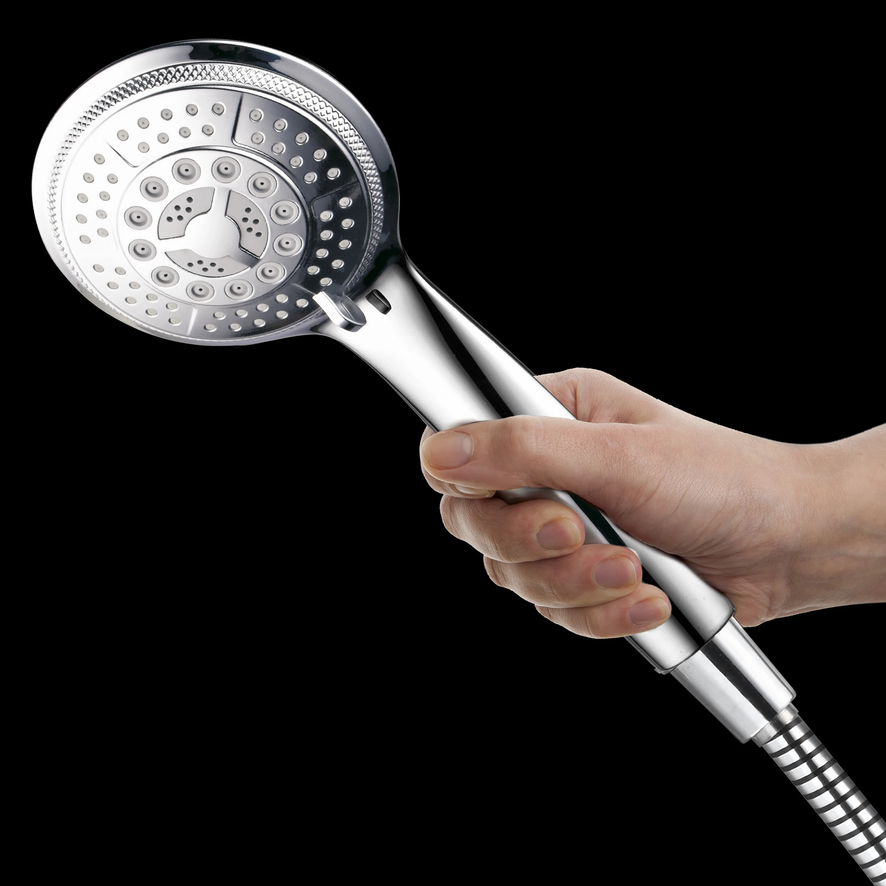 HotelSpa Luxury Shower Combo with 5 5-setting LED Shower head and 5-setting Hand Shower (2)