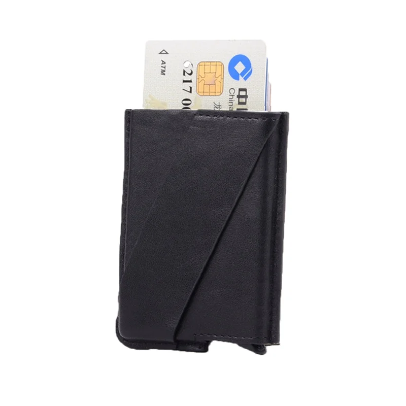 Maideduod стиль кожаный кредитный держатель для карт противоугонные RFID Чехлы для карт высокое качество карта кошелек всплывающие карты