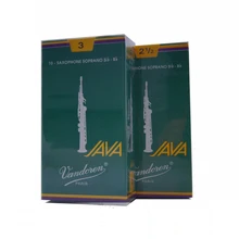 Мундштук для кларнета vandoren Java Саксофон сопрано Sib Bb сила тростника 2,5#,#3, темно-синий, серый, зеленый, коробка 10