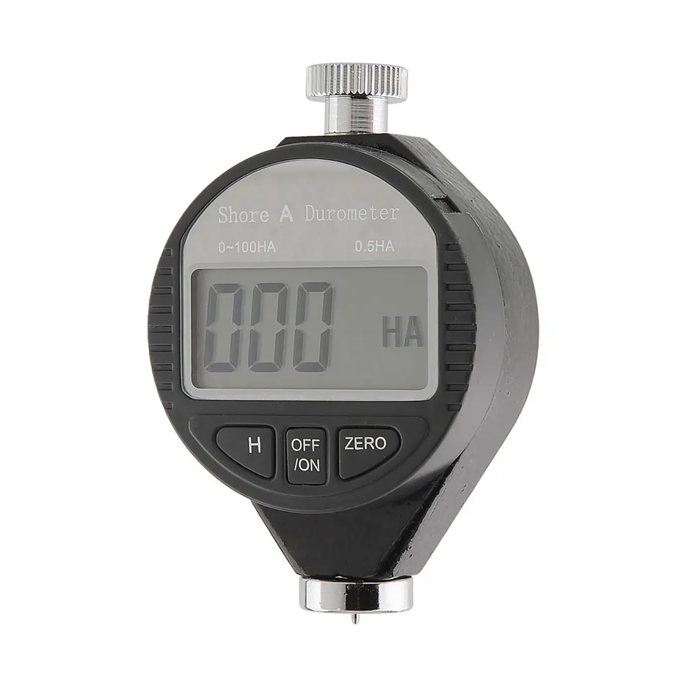 

LCD Display 0-100HA Digital Durometer Shore A/C/D Hardness Tester Tire Plastic Rubber Test Tools Durometer (No Battery)