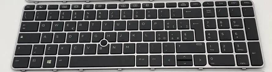 RU/IT/AR для hp EliteBook 850 G3 755 G3 G4 американская, с задней подсветкой Клавиатура ноутбука - Цвет: SILVER