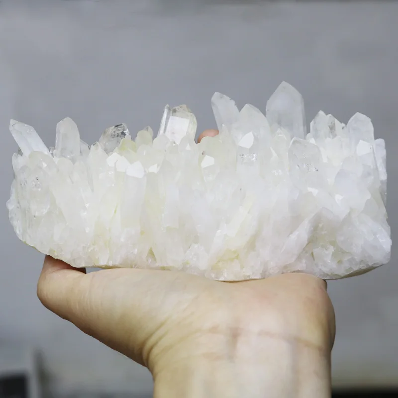 30 г-750 г натуральный белый кристалл кластер скелетного кварца палочка минеральный целебный Кристалл Друза Vug образец натуральный камень