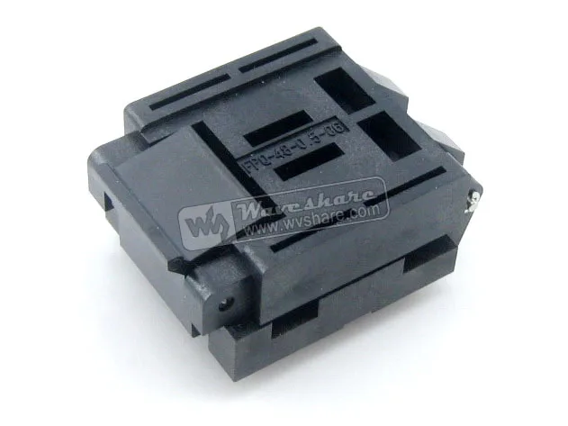 QFP48 TQFP48 LQFP48 PQFP48 FPQ 48 0.5 06 QFP IC тестовый ожога гнезда 0 5 мм шаг|pitch| |