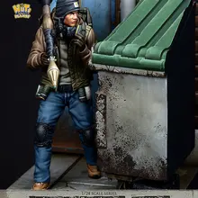 [Loong Way Miniatures] Nuts Planet Rocket Gunner 75 мм миниатюрные из полимерной смолы