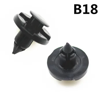 

20pcs Fastener Clips Car Plastic Rivet Fastener Mud Flaps Bumper Fender Push Clips For Nissan auto fastener clip Automobiles