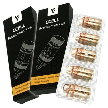 

Vaporesso CCELL SS 0.6 ohm 40W-75W Ceramic Coil Head 10 Pieces for Triton Atlantis Tank