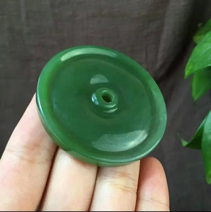 Xinjiang Hetian jade Jasper поплавок цветок шпинат безопасности пряжки передачи независимо от бренда кулон