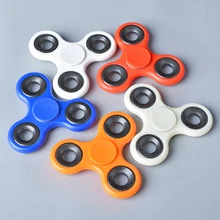 Tri-Spinner Finger Spinner Figet Spinner 3D Printing plastic Toy EDC Sensory Fidget Spinner For Autism ADHD Kids Adult