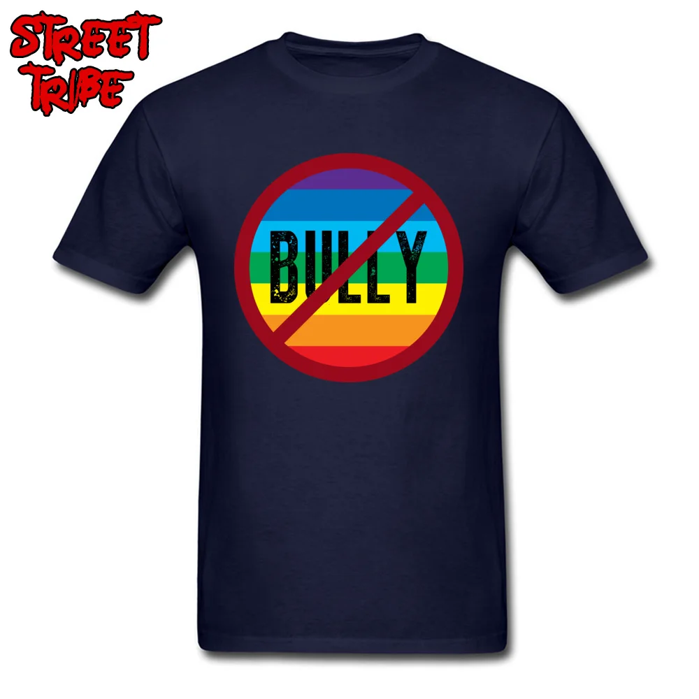 Fashion Men T-Shirt Bully Personalized Tops Shirt Pure Cotton Short Sleeve comfortable Tee-Shirt Round Neck Free Shipping Bully navy