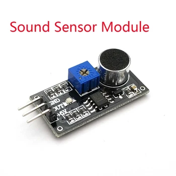 

Sound Sensor Module 3 pin Voice Sound Detection Sensor Amplifier LM393 Electret Electronics DIY Microphone Kit