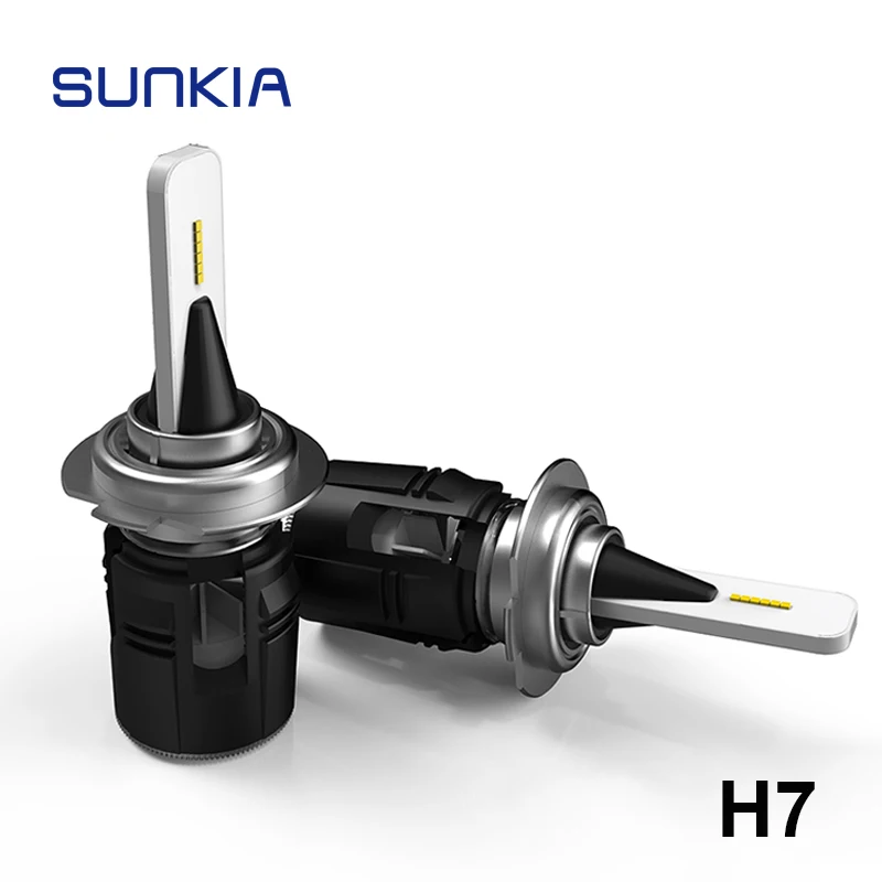 

SUNKIA B6 Car LED Headlight CSP Chip H1 H3 H4 H7 9005 9006 H13 880 881 H8 H9 H11 H13 9012 6000K 48W IP68 LED Bulbs Kits Styling