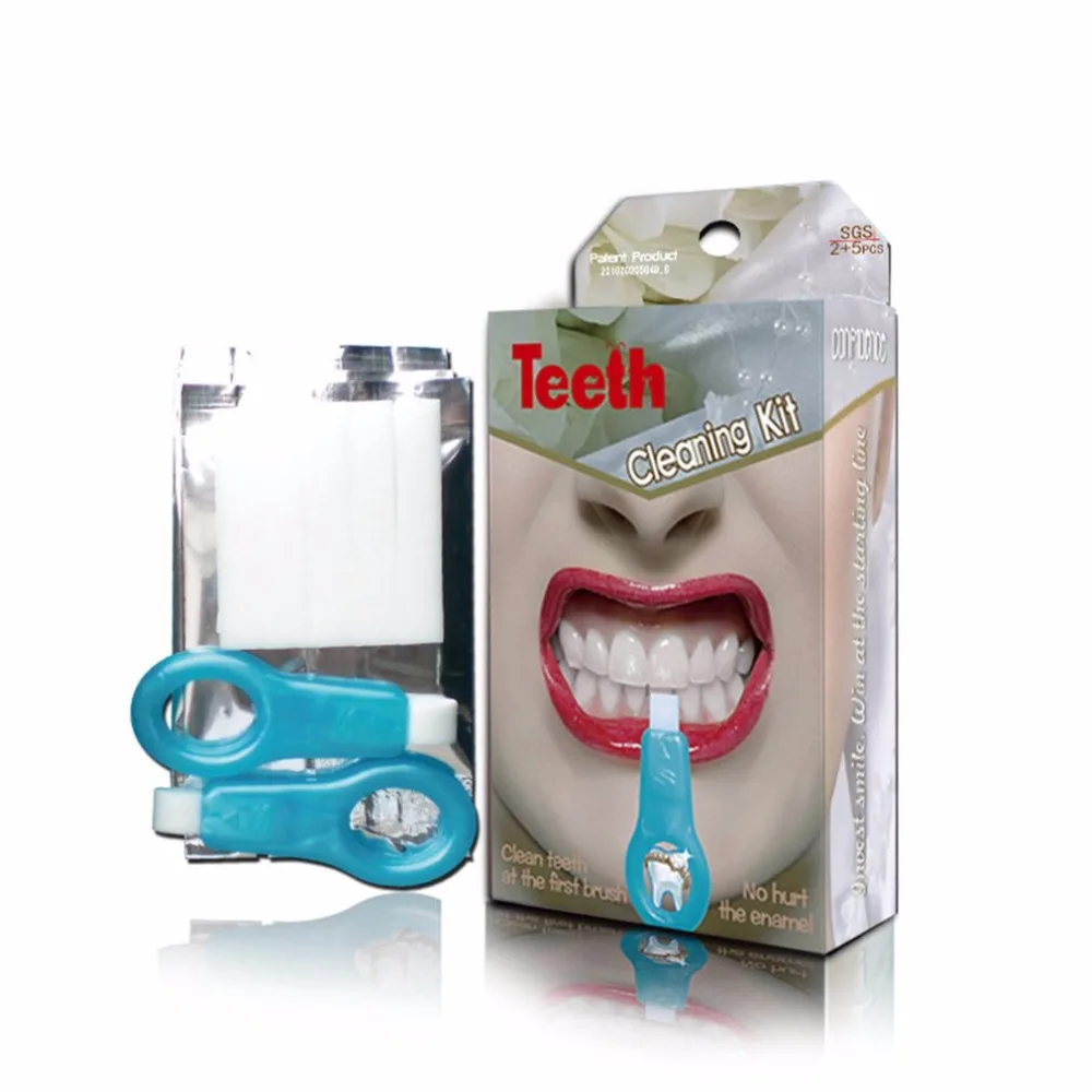 New Teeth Whitening Kit Dental Teeth Cleaning Whitener Brush Tooth