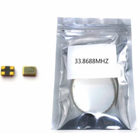 

10pcs SMD 3225 active crystal oscillator OSC 33.8688MHZ 33.8688M 3.2*2.5 4P