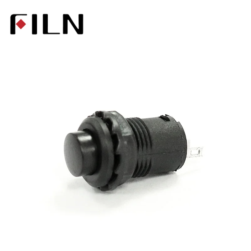 DS228 DS227 Self-Lock Momentary Pushbutton Switches 12mm OFF- ON Push Button Switch 3A 125VAC 1.5A250VAC (3)