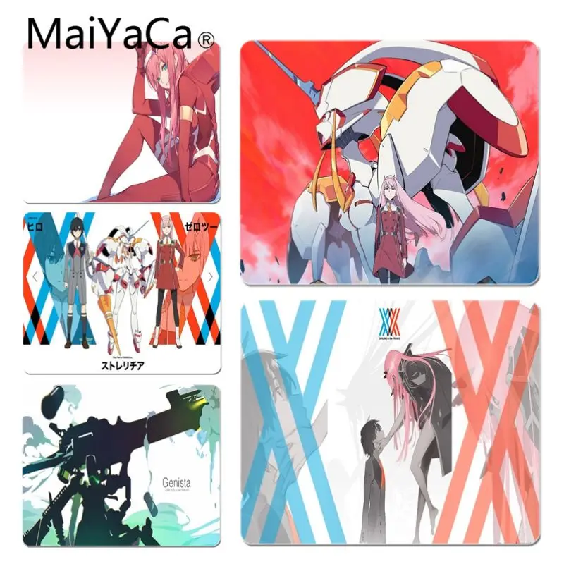 MaiYaCa простой дизайн Дарлинг в франкс Ichigo Комфортный коврик для мыши игровой коврик для мыши размер для 180*220 200*250 250*290 коврик для мыши