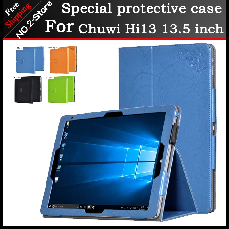 

Fashion Print Patterns Folding Folio Cases For Chuwi Hi13, Magnet Stand case For chuwi hi13 13.5 inch tablet PC+gift