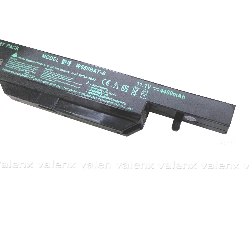 Ноутбук батарея для Clevo W650BAT-6 6-87-W650-4E42 K590C-I3 K610C-I5 K570N-I3 K710C-I7 G150SG G150S K650D K750D K4 K5 P4 P5