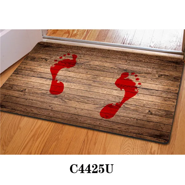 C4425U HUGSIDEA 3D креативный принт с пятнами крови домашние ковры Нескользящие кухонные коврики для дома гостиной ковер - Цвет: C4425U