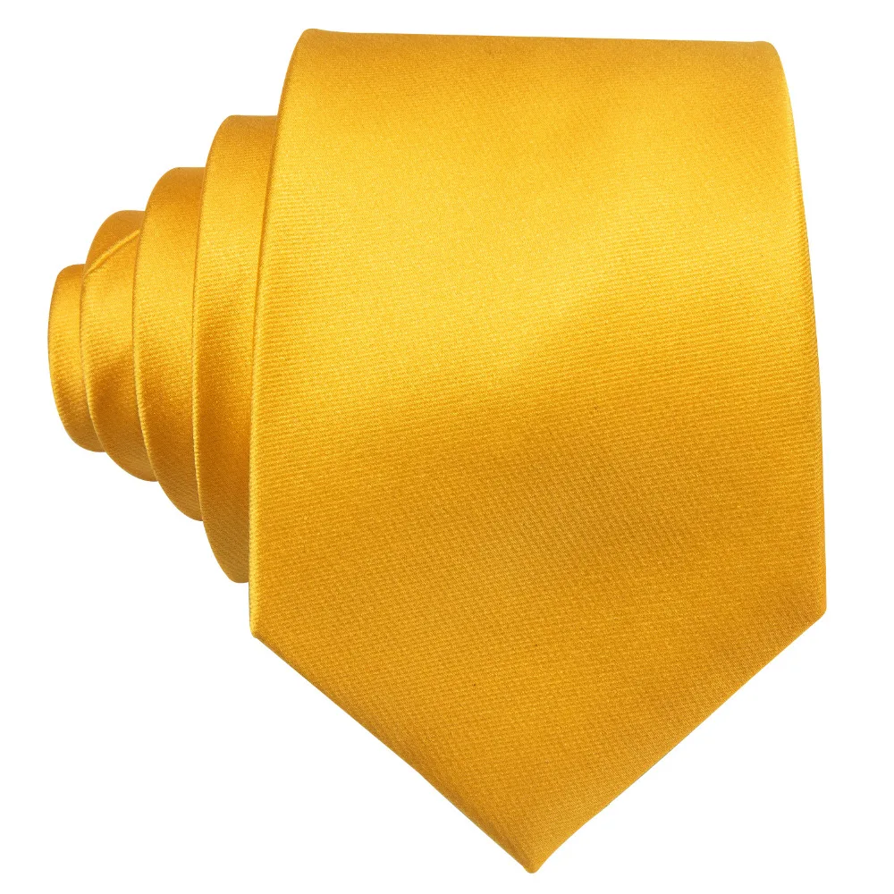 8,5 см классический сплошной оранжевый 100% шелковый галстук для Для мужчин свадебный подарок для жениха Барри. Ван дропшиппинг шейный платок