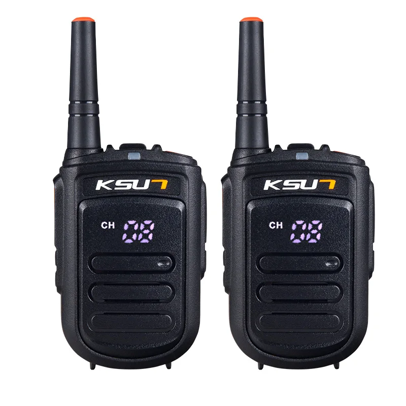2 шт. KSUN X-35TFSI рация 8 Вт ручной Pofung UHF 8 Вт 400-470 МГц 128CH двухстороннее портативное CB радио - Цвет: black