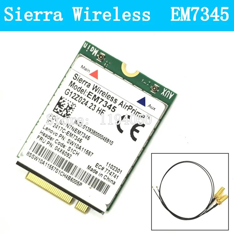 Lenovo ThinkPad EM7345 4G LTE мобильный широкополосный 4G карта WWAN EM7345
