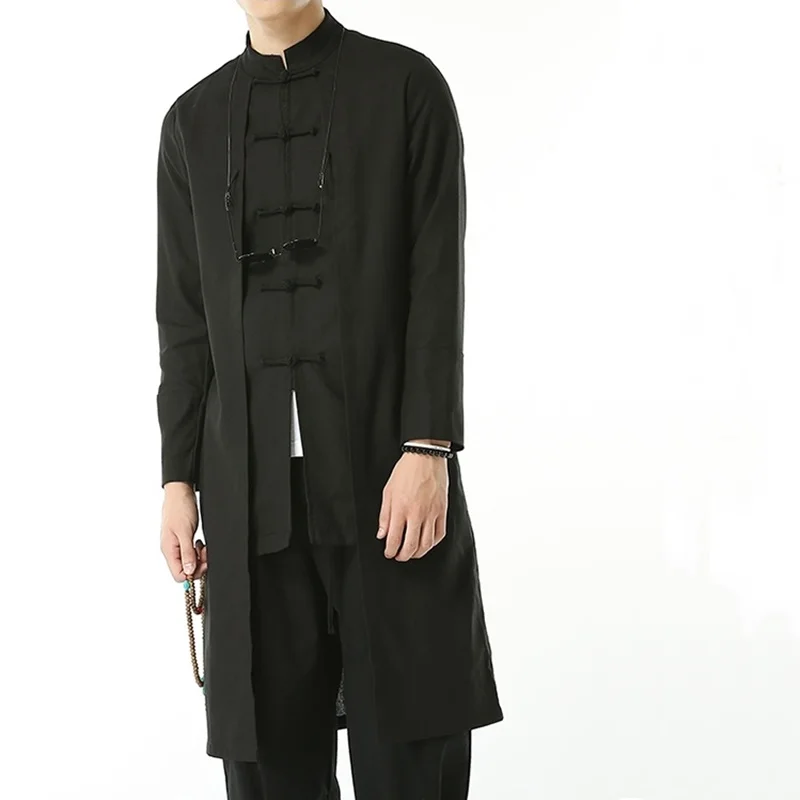 Шан Хай блузка традиционная китайская рубашка Китайский традиционный костюм мужской китайский Костюм Восточный халат TA023