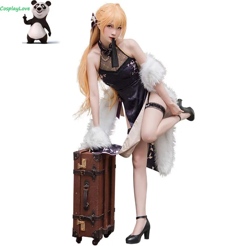 Косплей Любовь Игра девушки Frontline OTS-14 Cheongsam сексуальное платье косплей костюм для девочки женщины Хэллоуин
