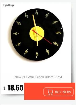 Новые 3D настенные часы красный/черный дизайн ручной работы крючком настенные часы современный дизайн бесшумное движение Duvar Saati для дома