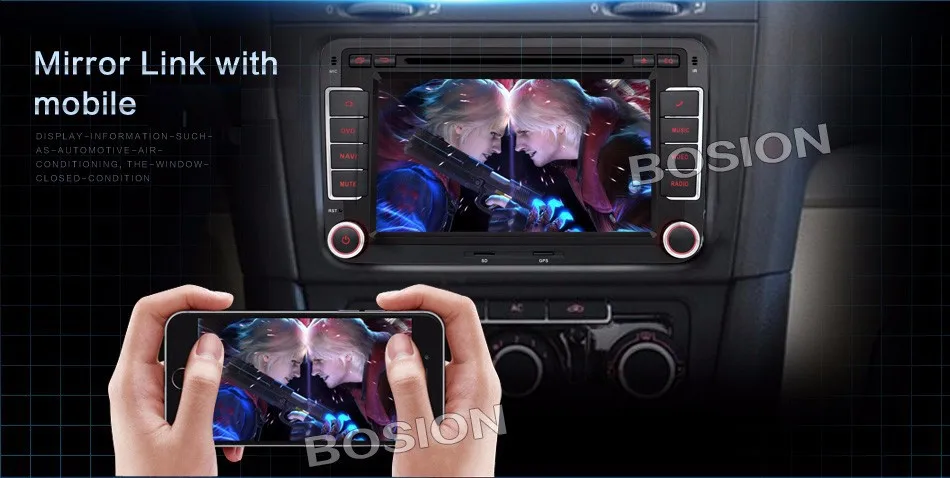 Top android 7.1 car dvd vw gps navigation Wifi+Bluetooth+Radio autoradio 2 din for Volkswagen GOLF 4  5 6 POLO PASSAT JETTA TIGUAN 30