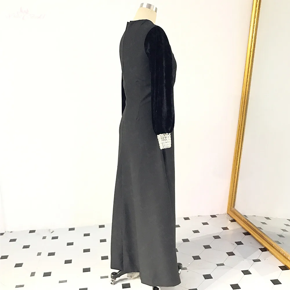 RSE889 black formal dress (5)