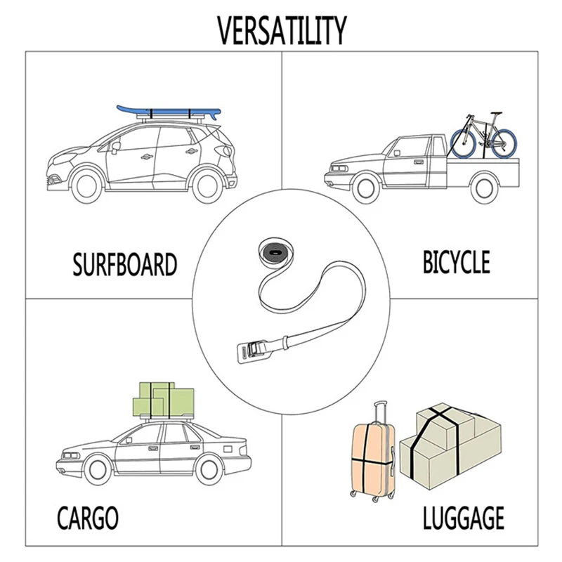 2 шт доска для серфинга каяк багажник на крышу стяжная Пряжка крепления Фиксирующий Ремень