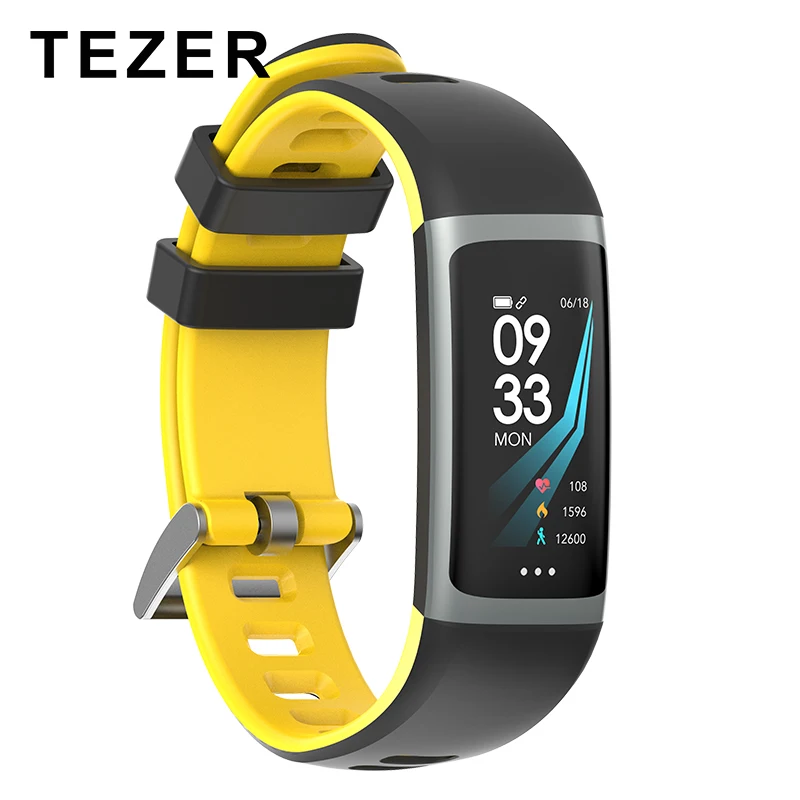 TEZER R26 умный Браслет фитнес-трекер с монитором сердечного ритма кровяное давление монитор кислорода для iOS Android
